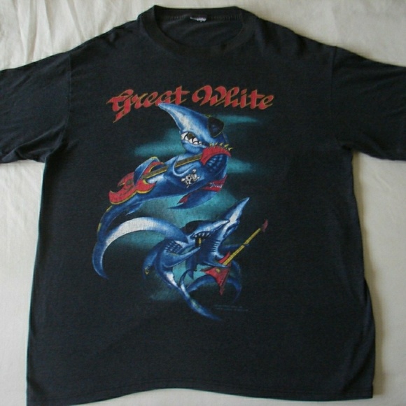 Vintage Great White 1989 Concert Tour T-Shirt